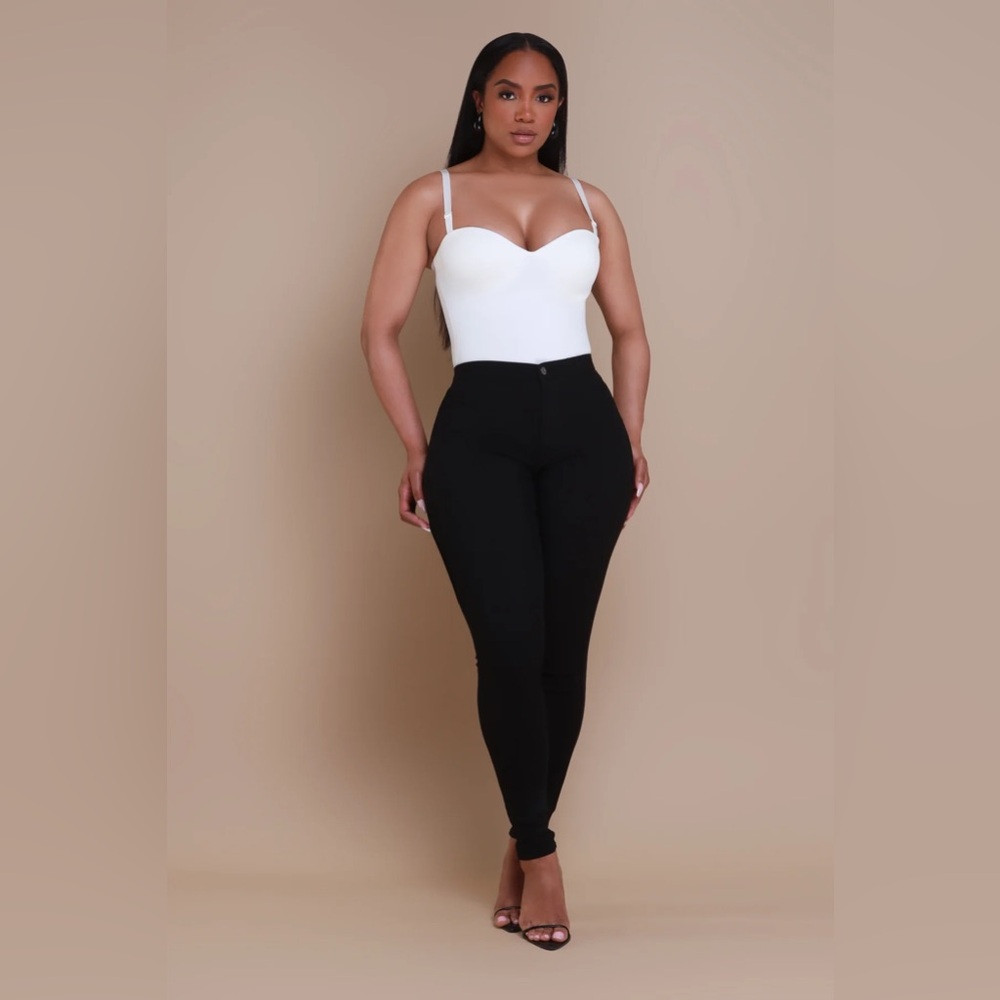 Swank-a-Posh High Waist Stretchy Jean in Black